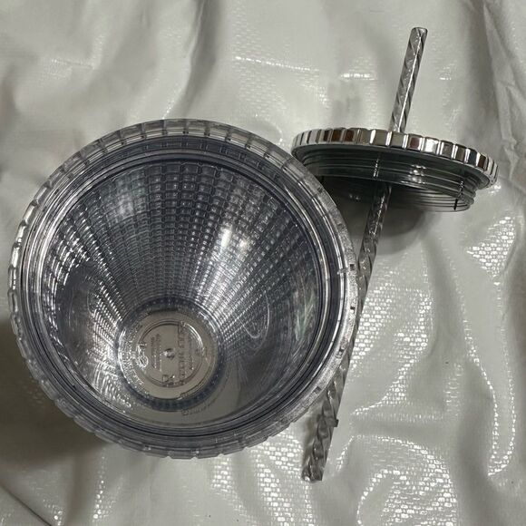 Starbucks 2020 Ltd Edition Silver Disco Ball 16oz Tumbler - Picture 8 of 11